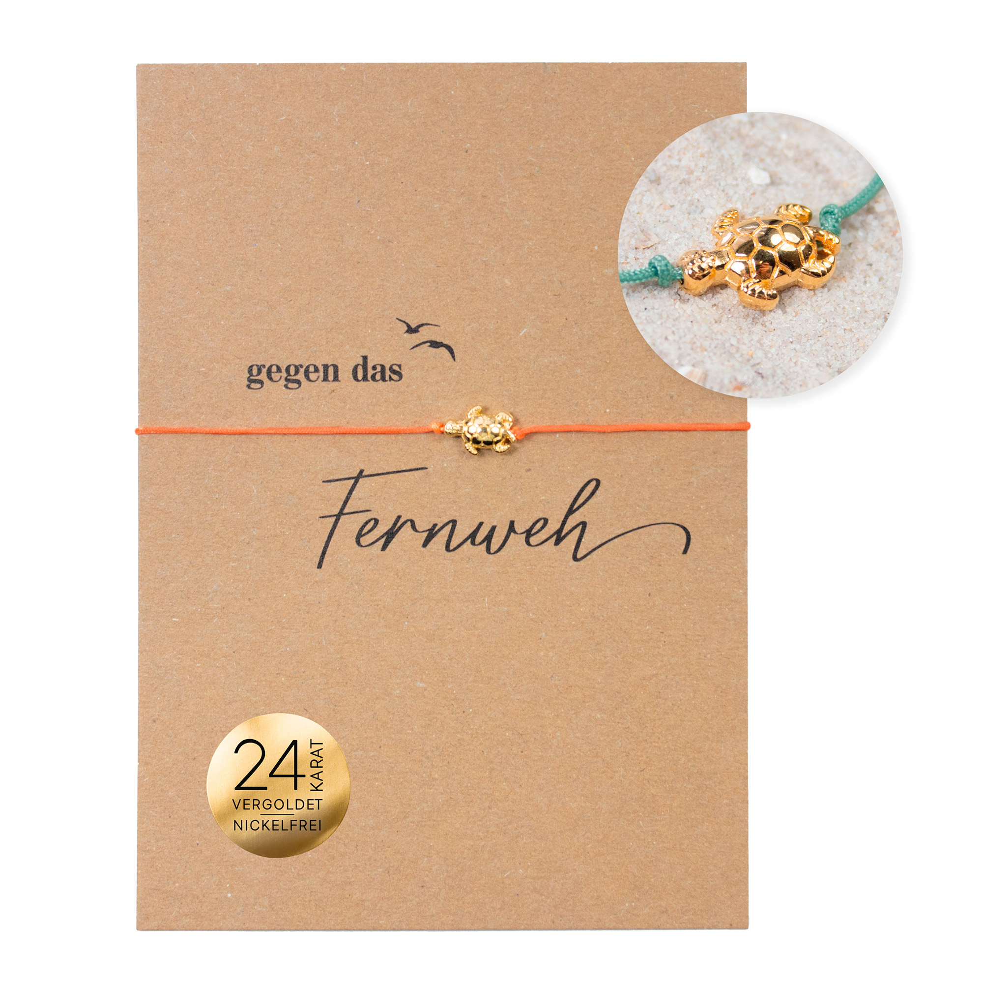 Armband auf Karte 