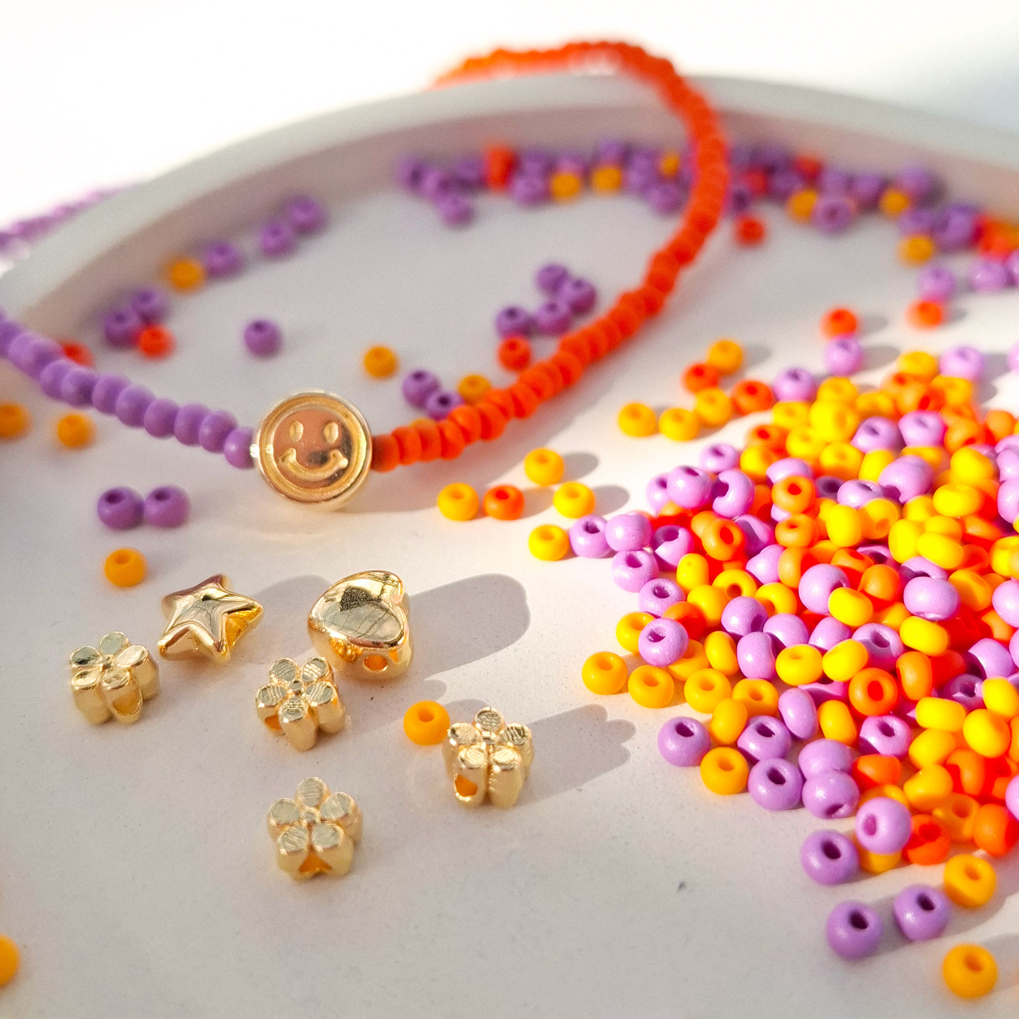 DIY Perlenset für Armbänder und Ringe