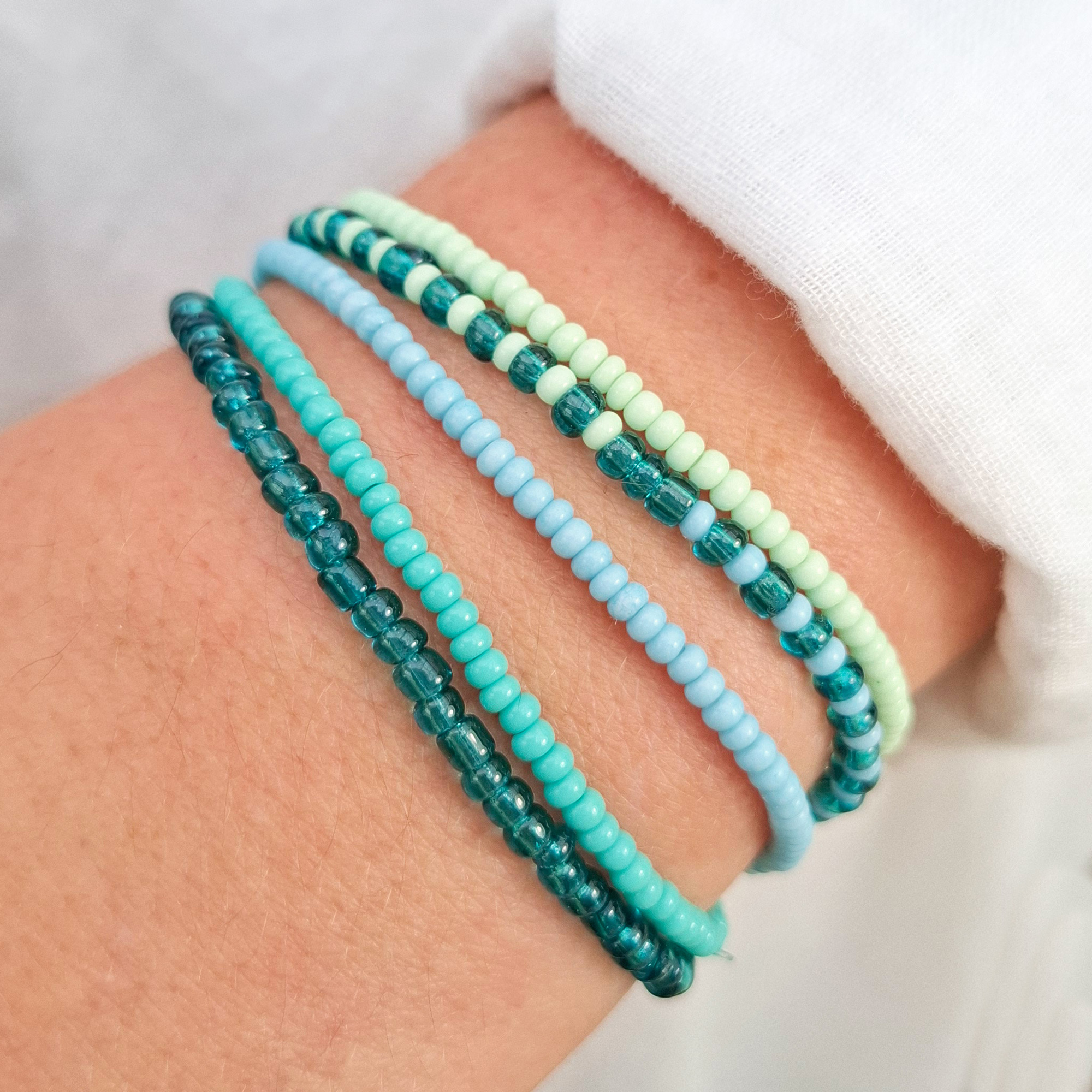 DIY Perlenset für Armbänder und Ringe