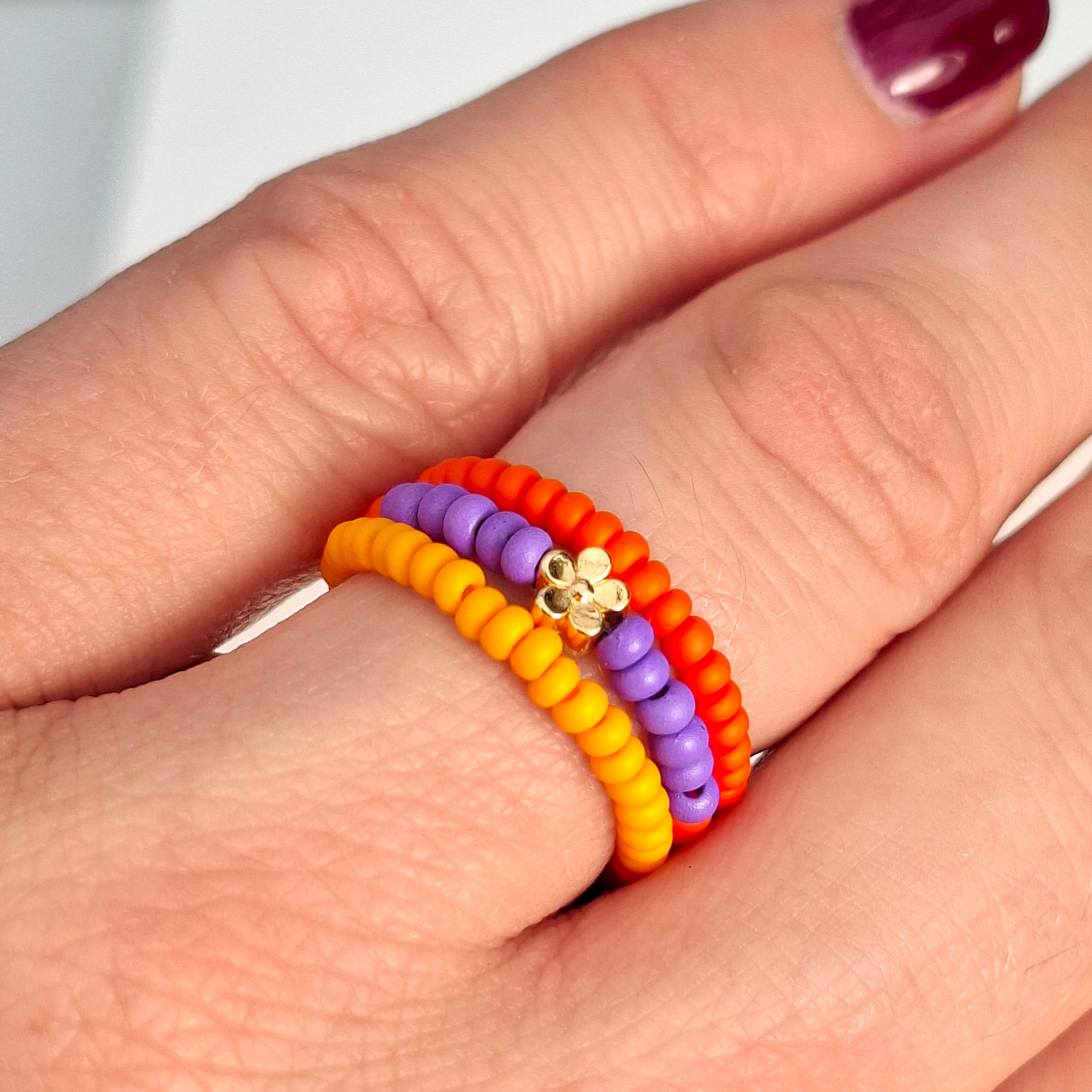 DIY Perlenset für Armbänder und Ringe