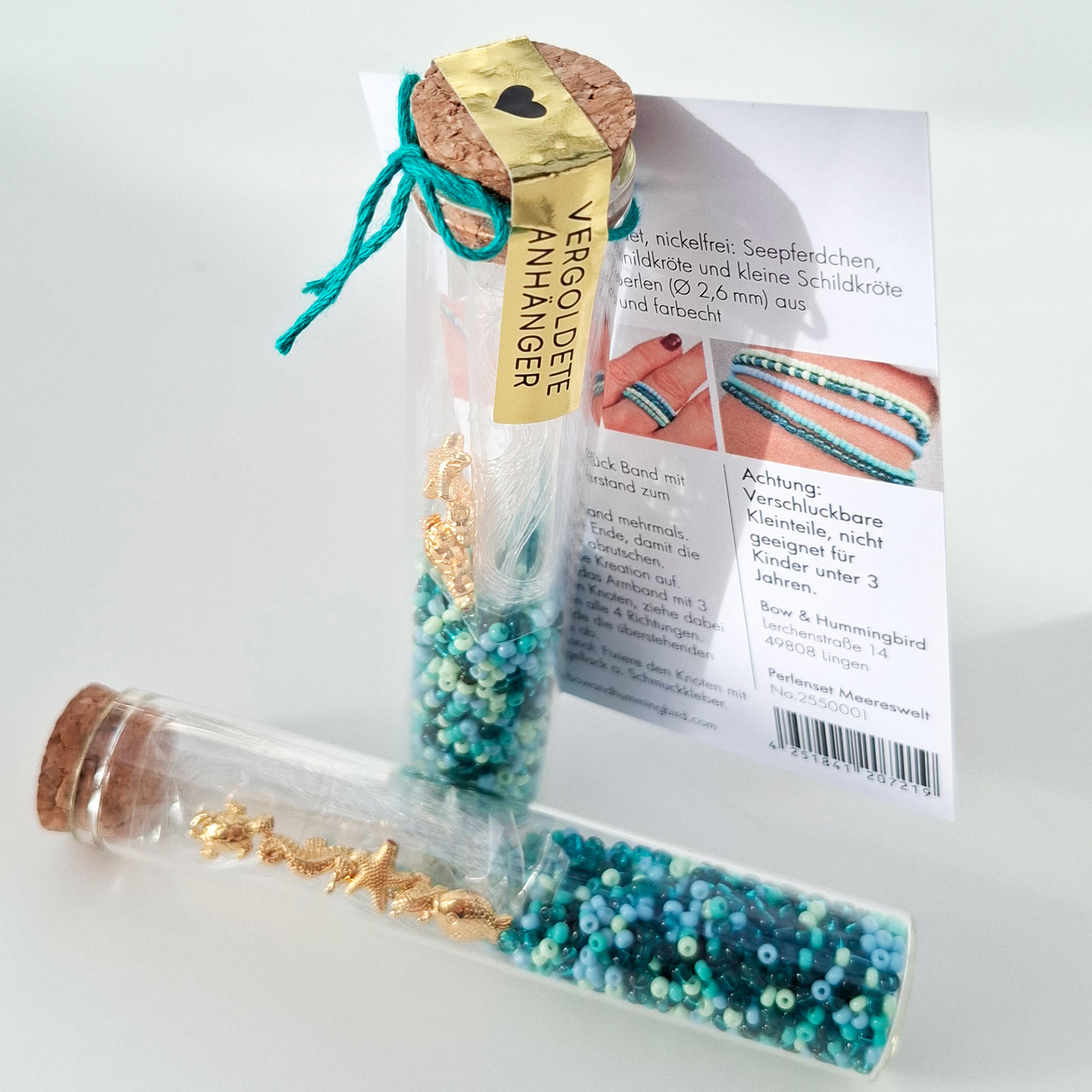 DIY Perlenset für Armbänder und Ringe