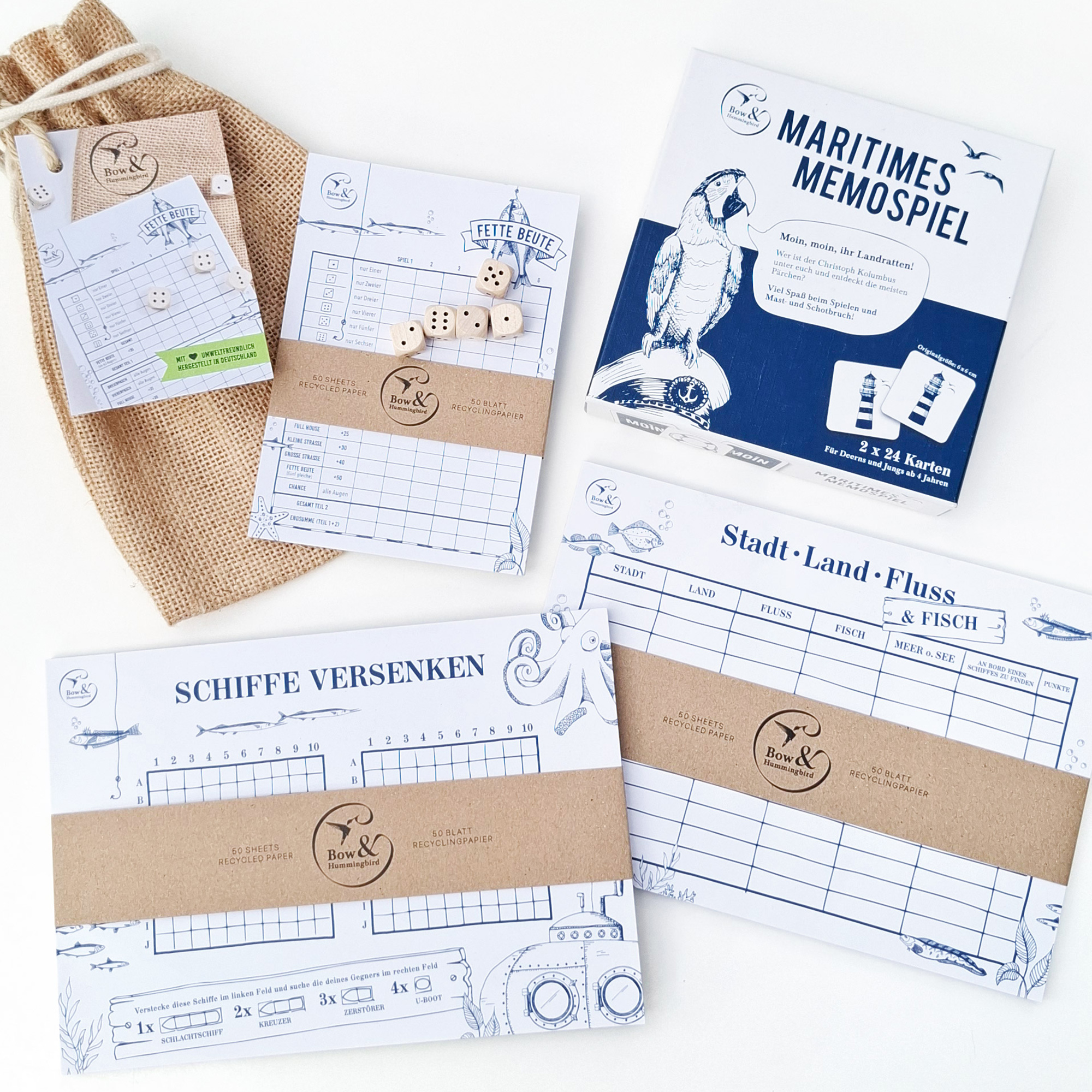 Maritimes Spiele Set