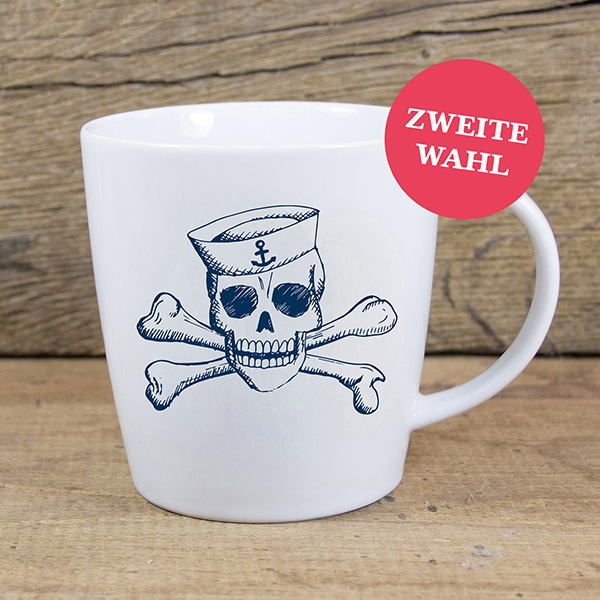 Großer Porzellanbecher