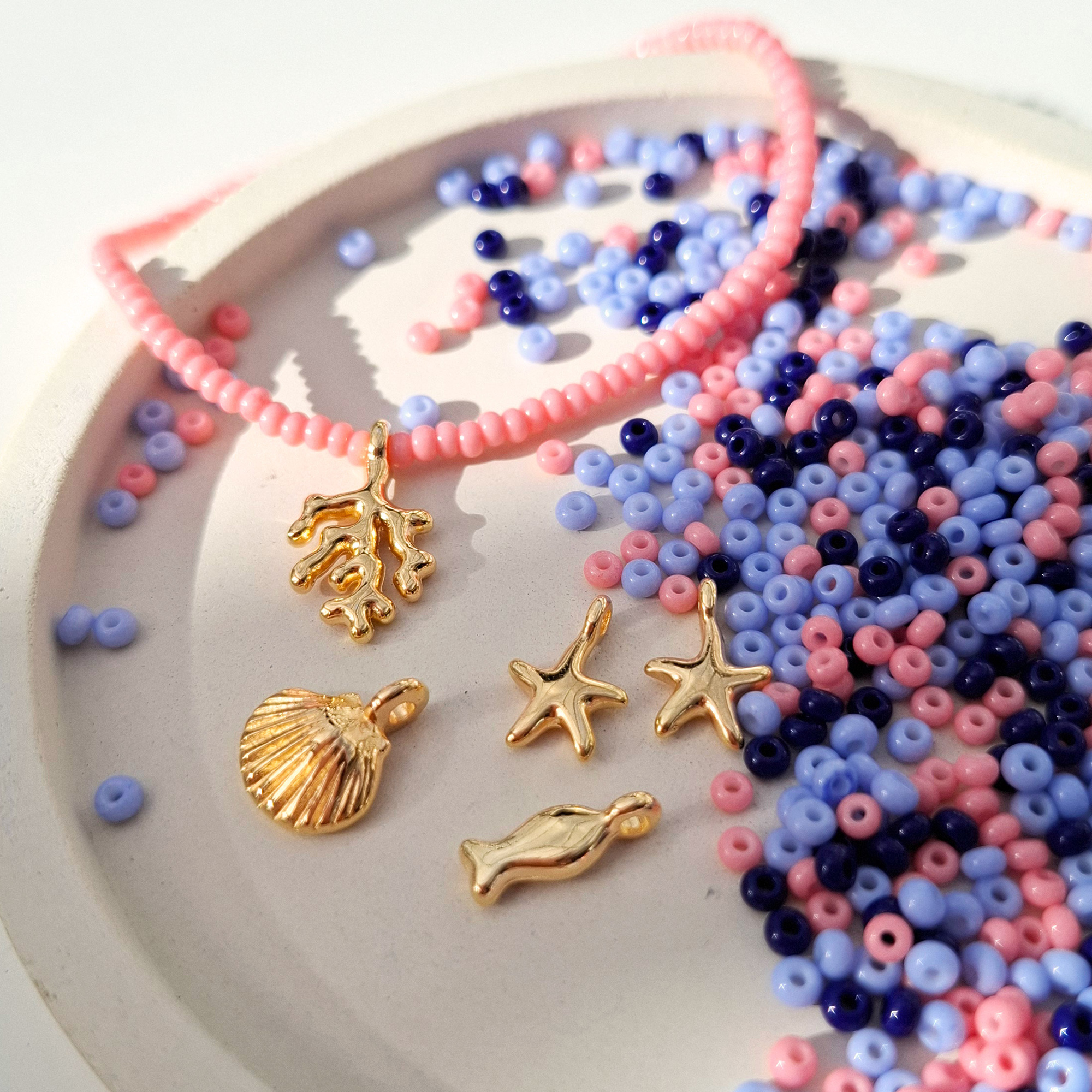 DIY Perlenset für Armbänder und Ringe