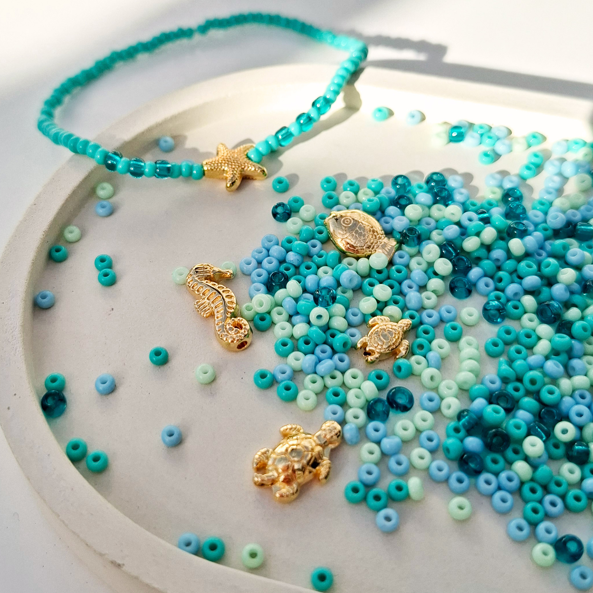 DIY Perlenset für Armbänder und Ringe