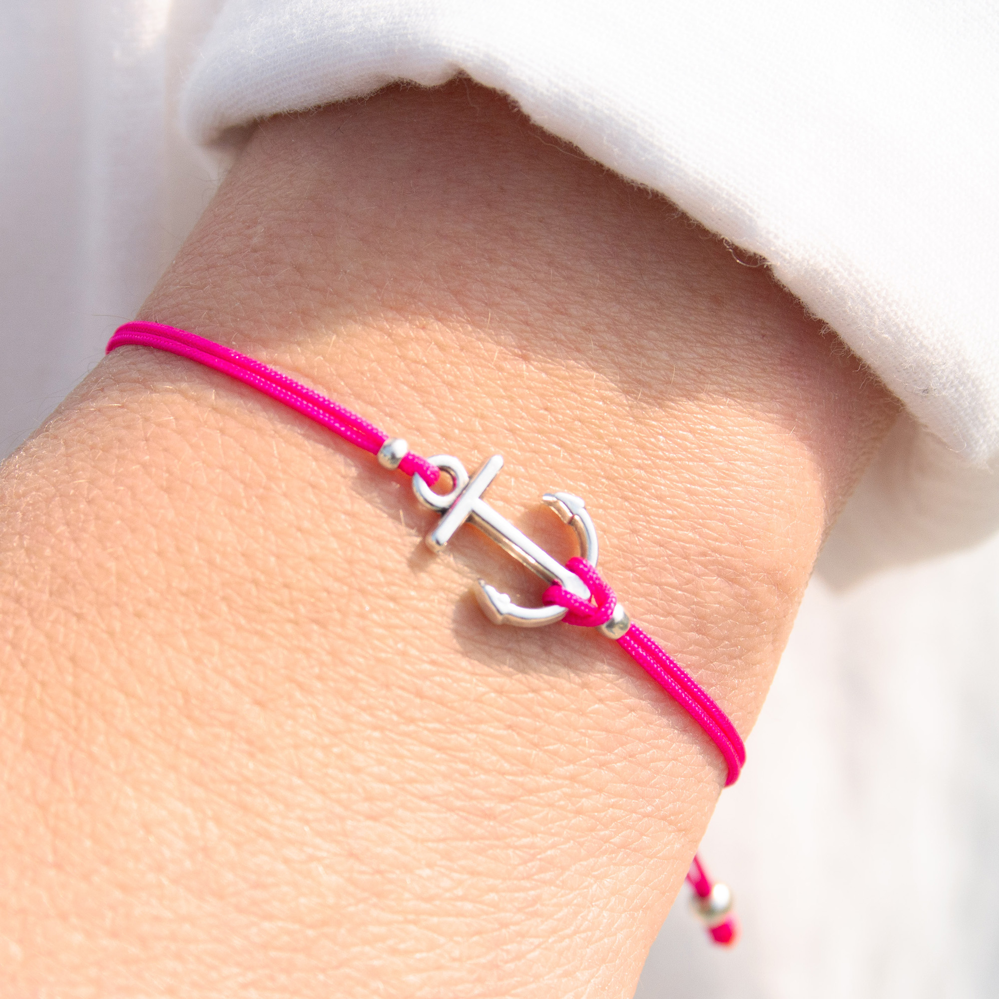 Armband auf Karte versilbert