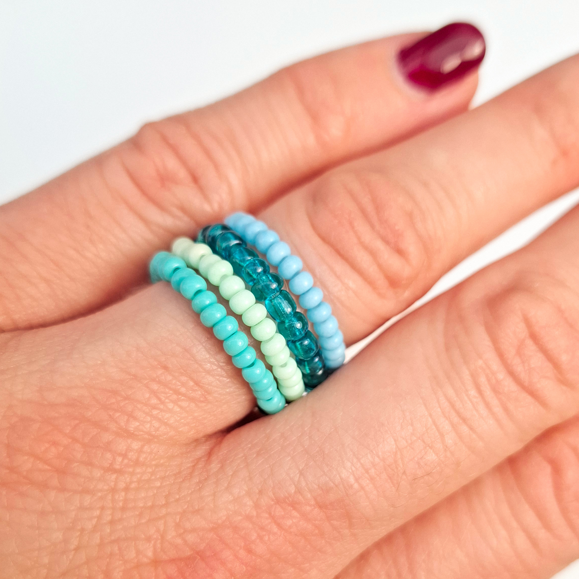 DIY Perlenset für Armbänder und Ringe