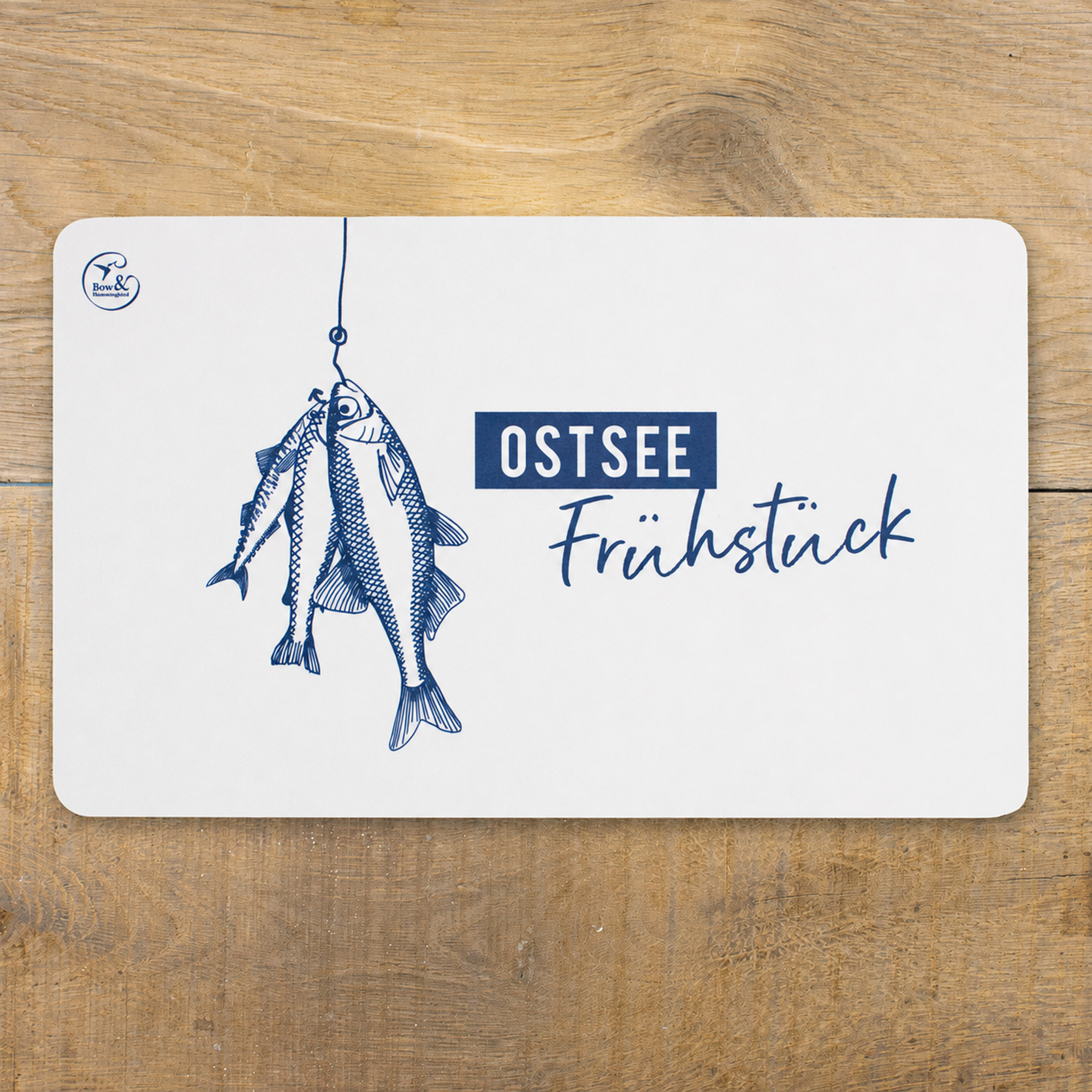 Frühstücksbrettchen Melamin Fische „Ostsee-Frühstück“