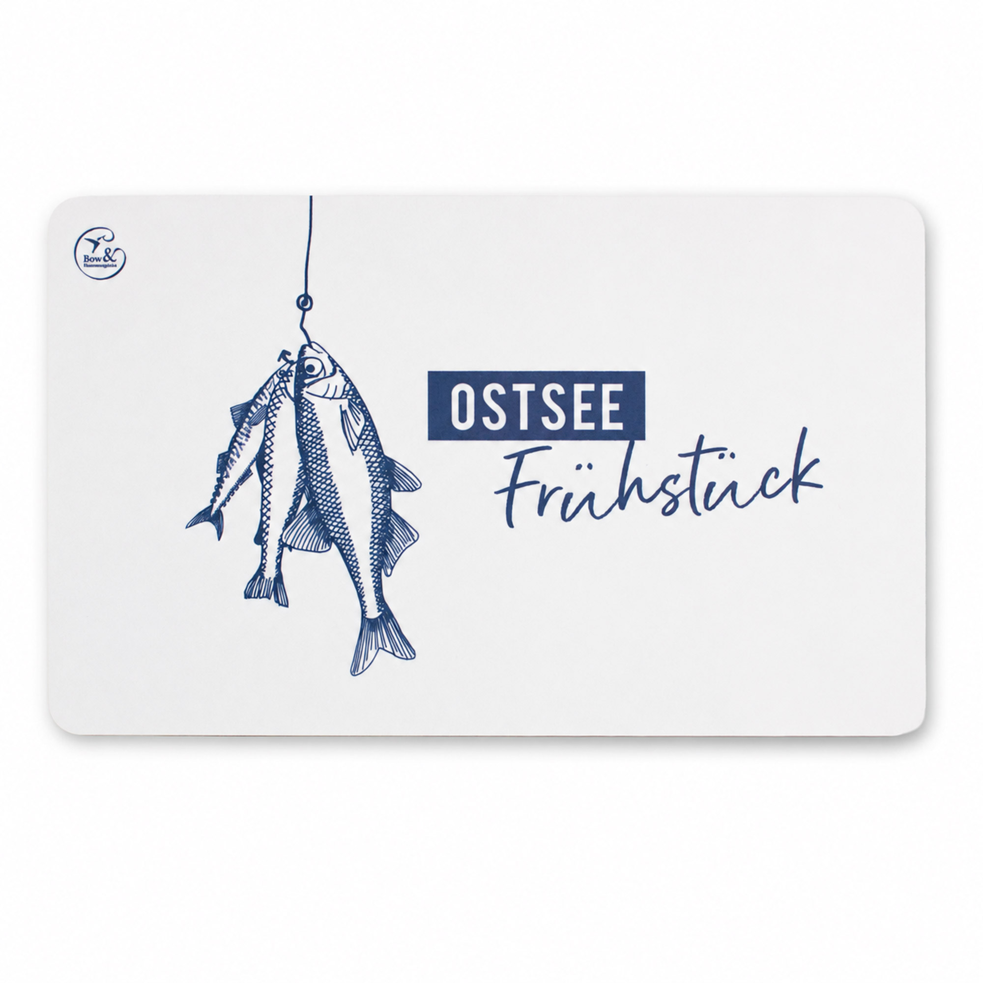 Frühstücksbrettchen Melamin Fische „Ostsee-Frühstück“