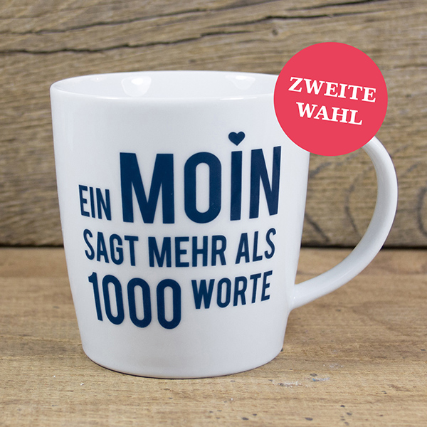 Großer Porzellanbecher