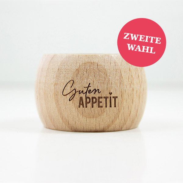 2 in 1 Serviettenring und Eierbecher „Guten Appetit“