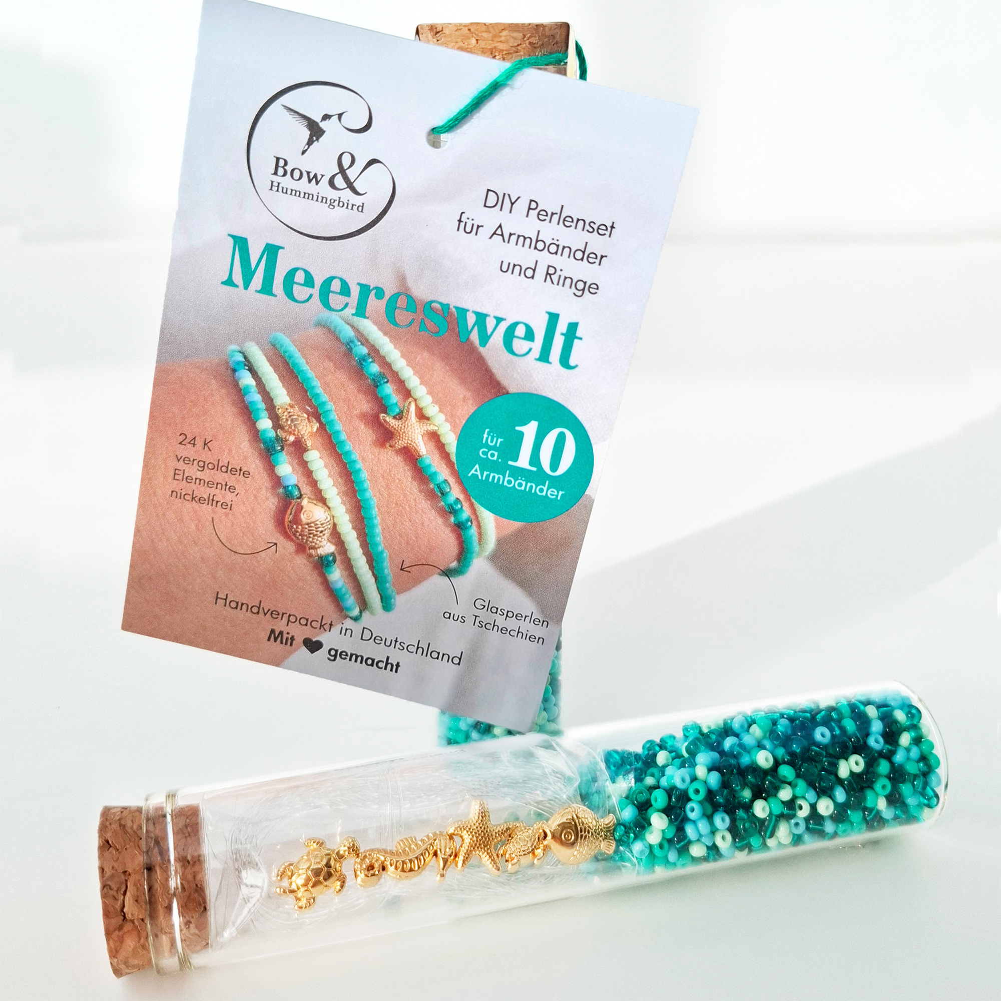 DIY Perlenset für Armbänder und Ringe