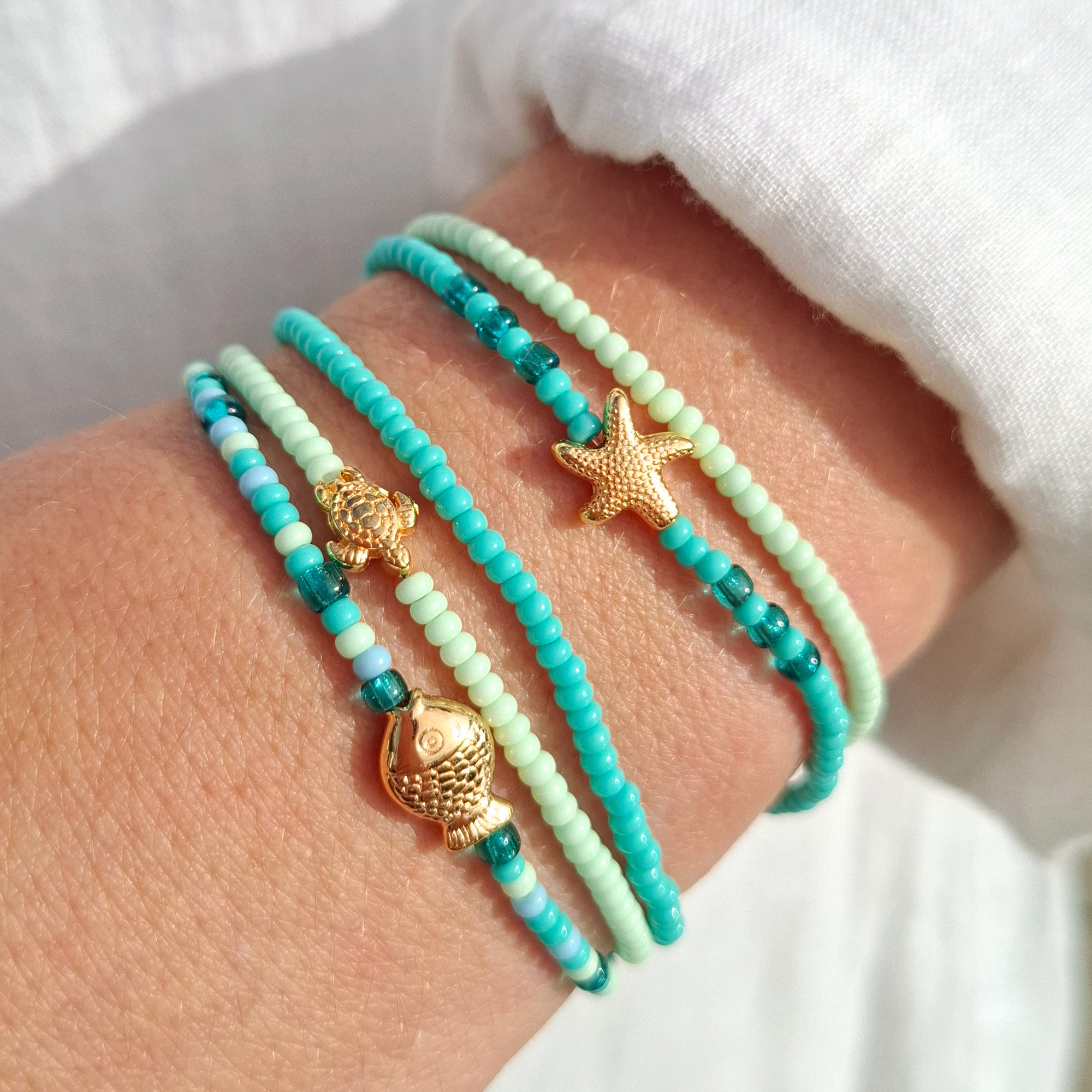 DIY Perlenset für Armbänder und Ringe