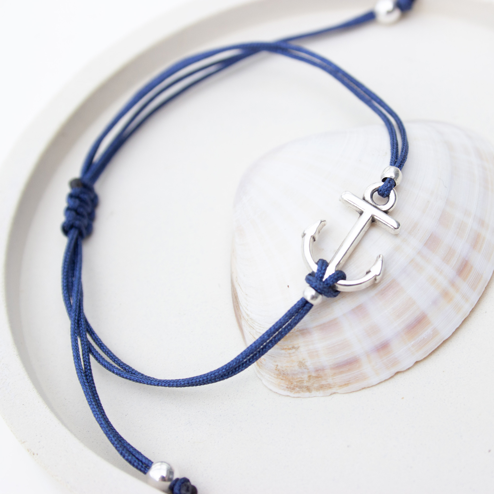 Armband auf Karte versilbert